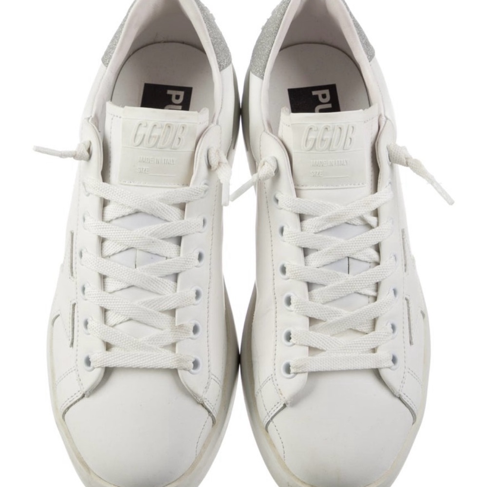 White and Gray Women’s Golden Goose Sneakers